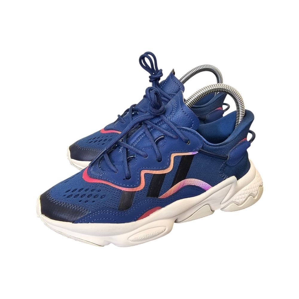 Adidas Originals Big Kids 4Y Ozweego Blue Night Marine Sneakers EF6307